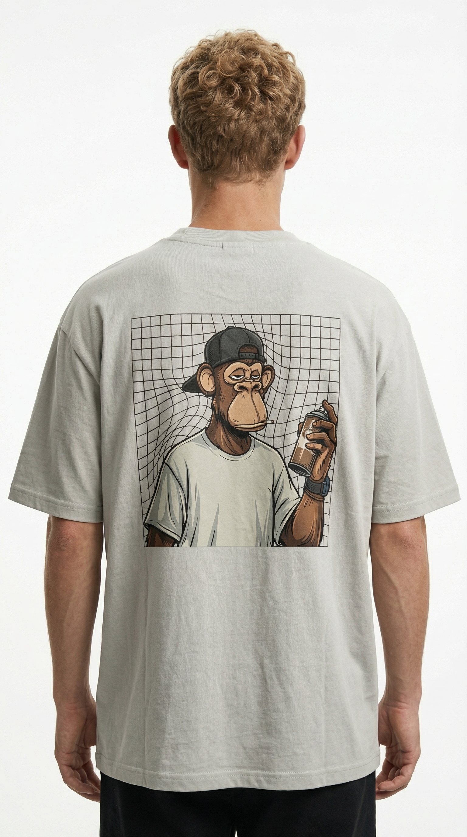 Camisa NOMA Oversized costas cinza